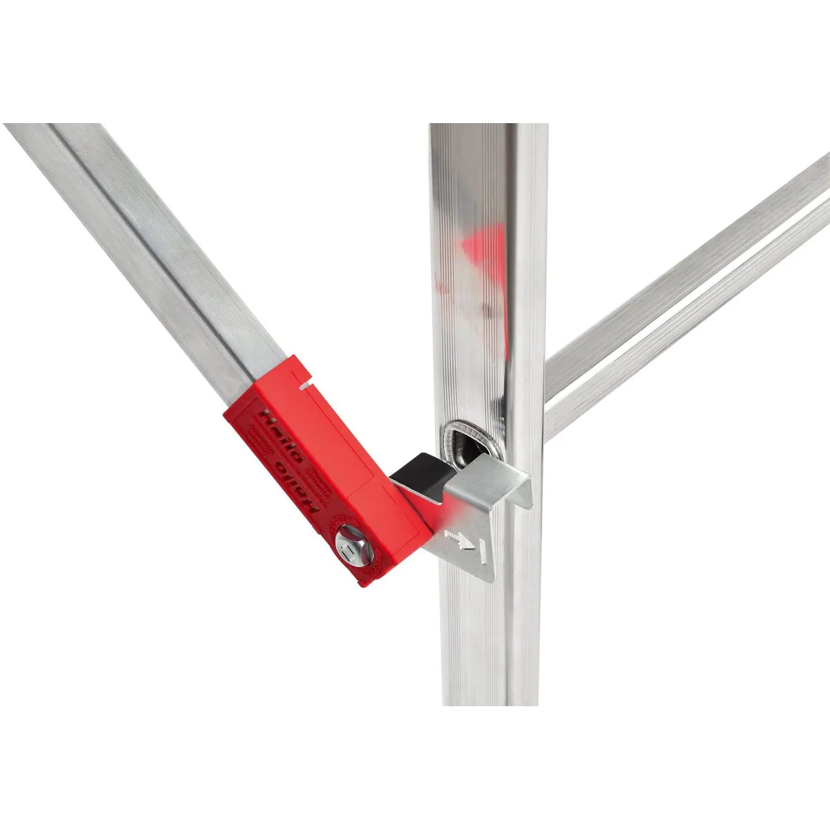 Hailo G60 Vielzweckleiter, Aluminium-Multifunktionsgerüst, 2x12 Sprossen — vielseitig, stabil, leicht aufbaubar 5
