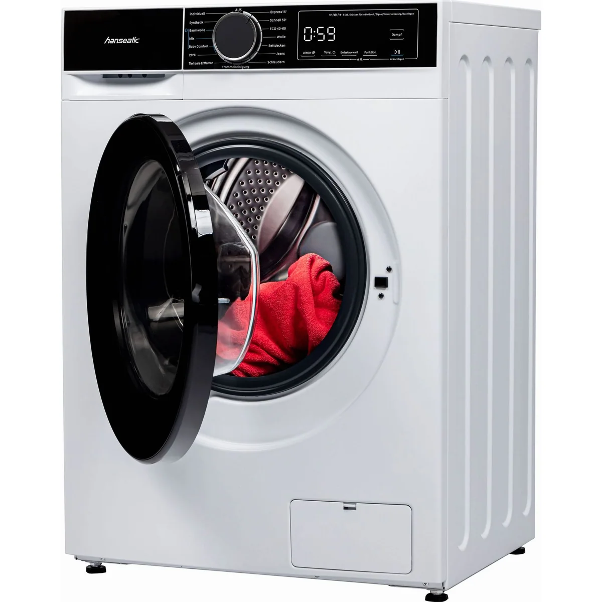 Hanseatic HWMA714A Waschmaschine, 7 kg, 1400 U/min, 3 Jahre Garantie 3