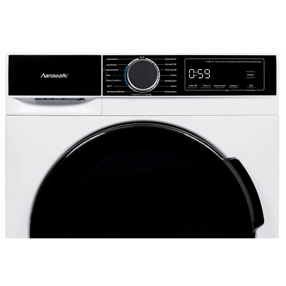 Hanseatic HWMA714A Waschmaschine, 7 kg, 1400 U/min, 3 Jahre Garantie 5