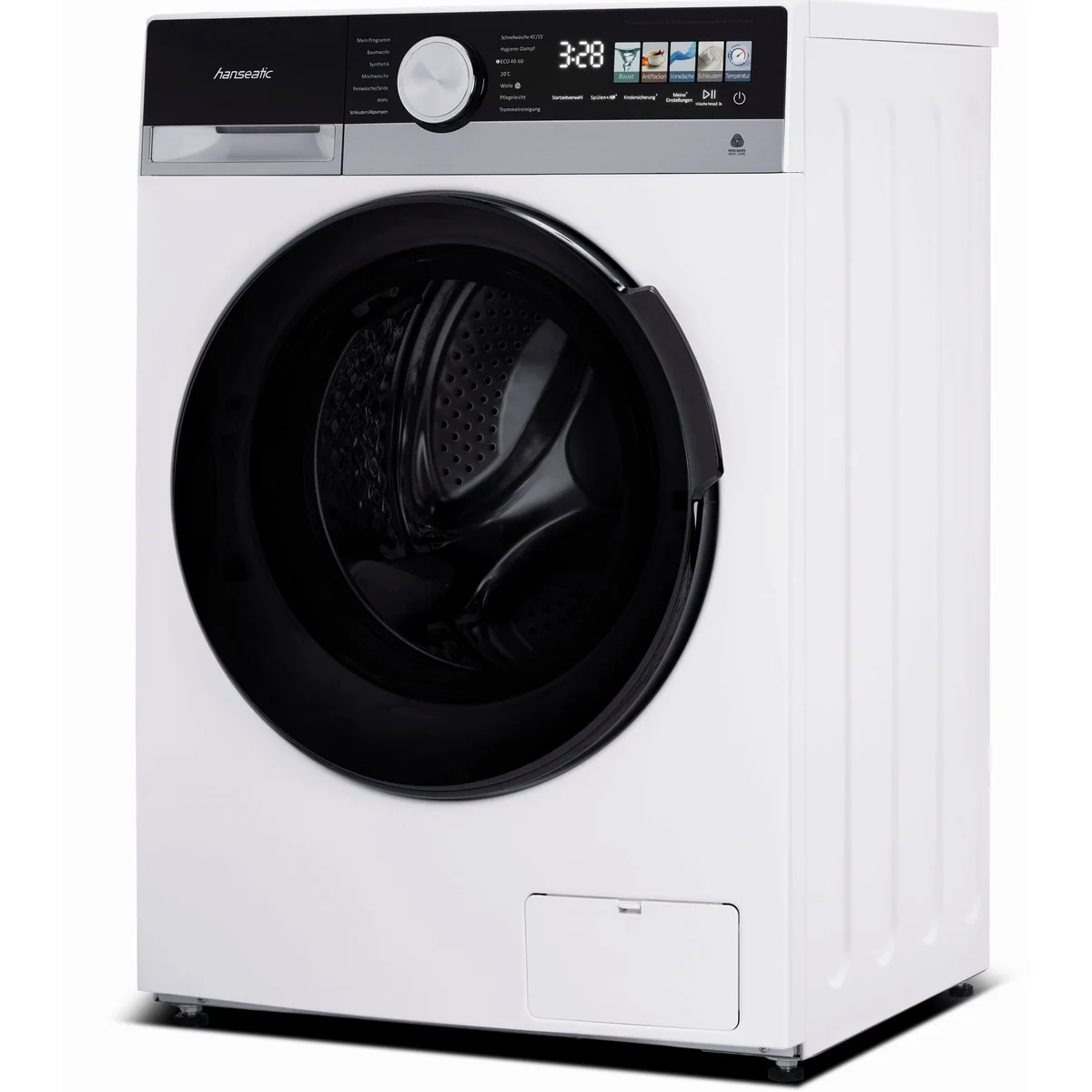 Hanseatic HWMM5814A3 Waschmaschine, 8 kg Fassungsvermögen, 1400 U/min — energieeffizient, Aqua Stop, Kindersicherung 4