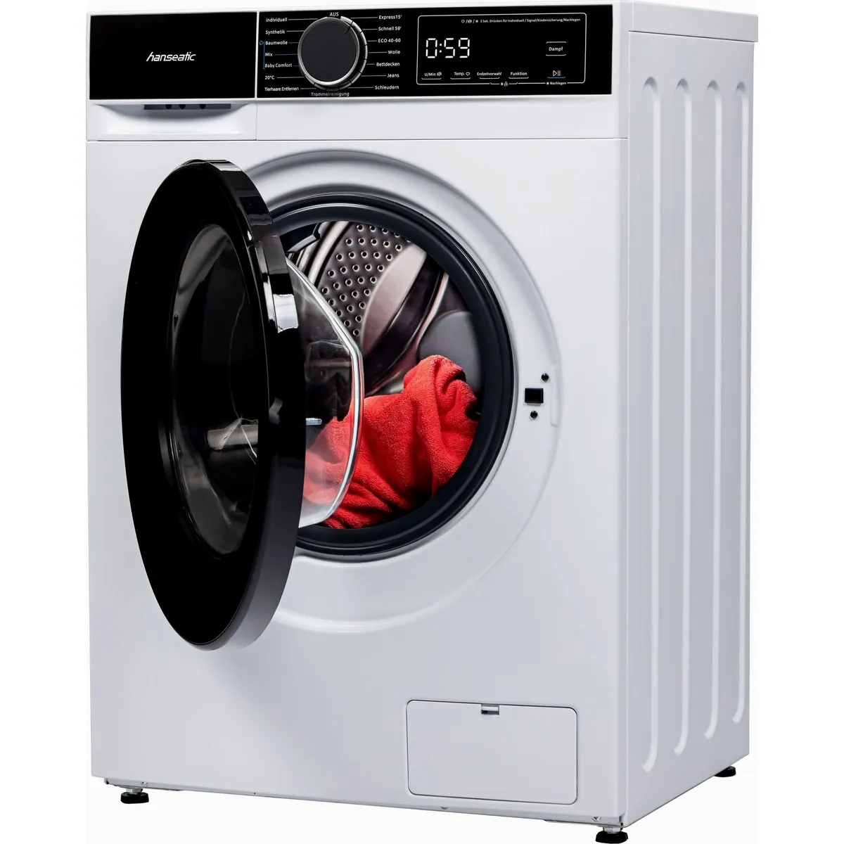 Hanseatic HWMA714B Waschmaschine, 7 kg, 1400 U/min, 3 Jahre Garantie 3