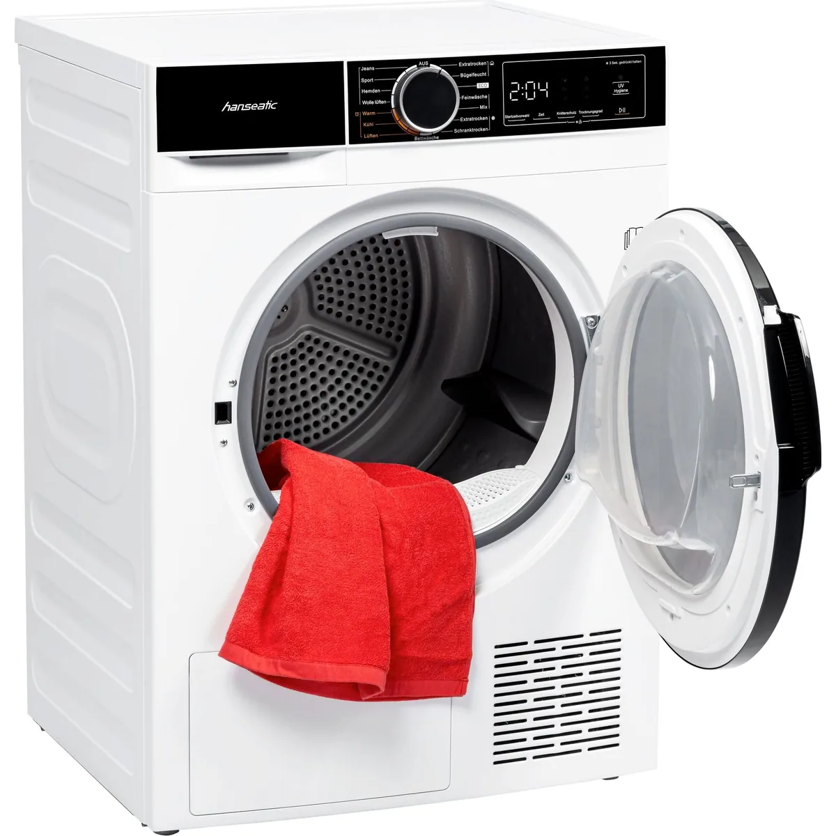 Hanseatic Wärmepumpentrockner HWT8DGT, energieeffizient, leise, 3 Jahre Garantie 2