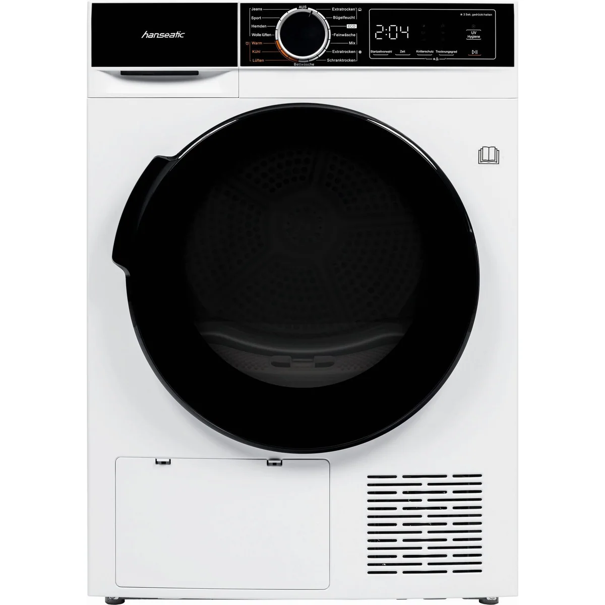 Hanseatic Wärmepumpentrockner HWT8DGT, energieeffizient, leise, 3 Jahre Garantie 4