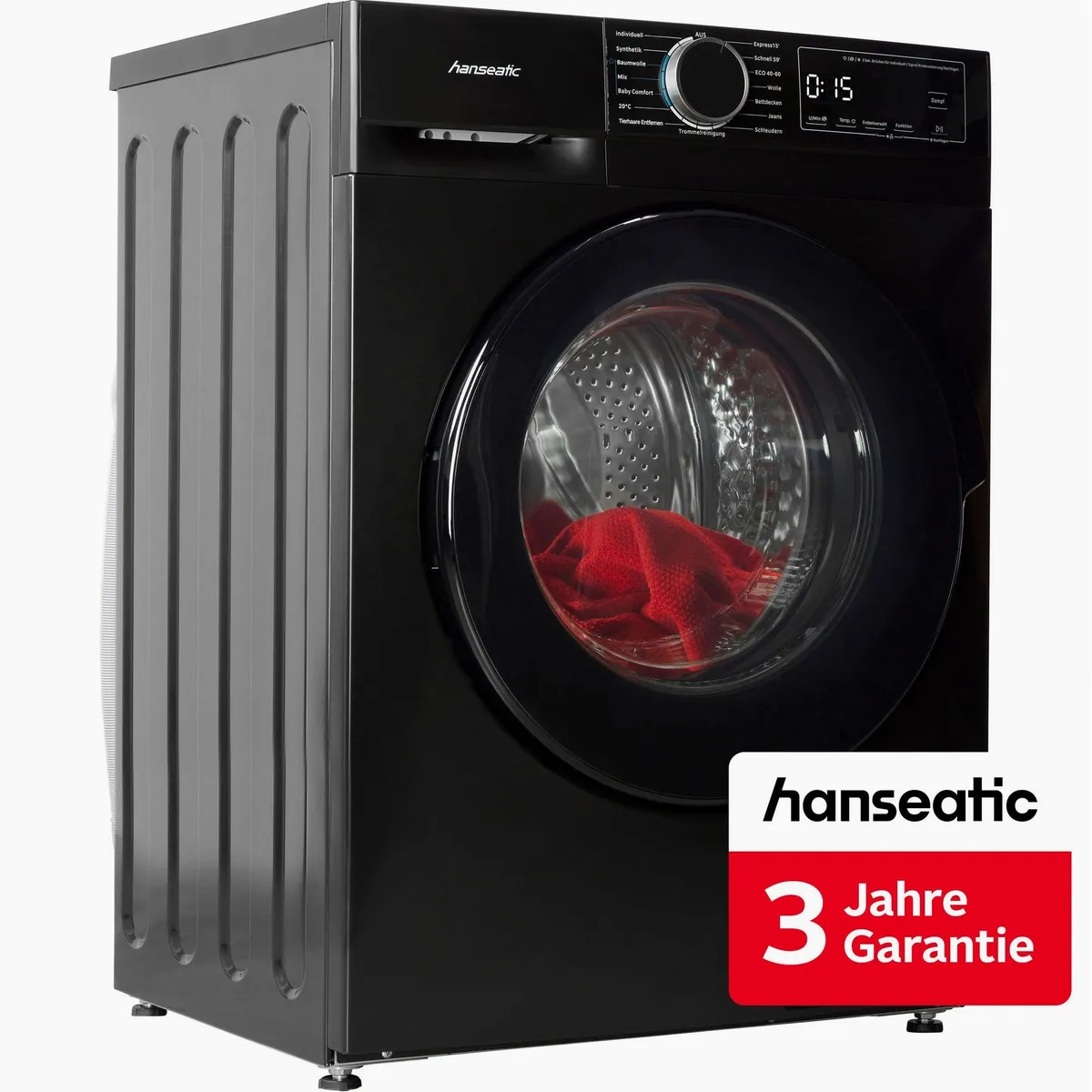Hanseatic HWMA714ABI Waschmaschine, 7 kg, 1400 U/min, mit Schaumsensor