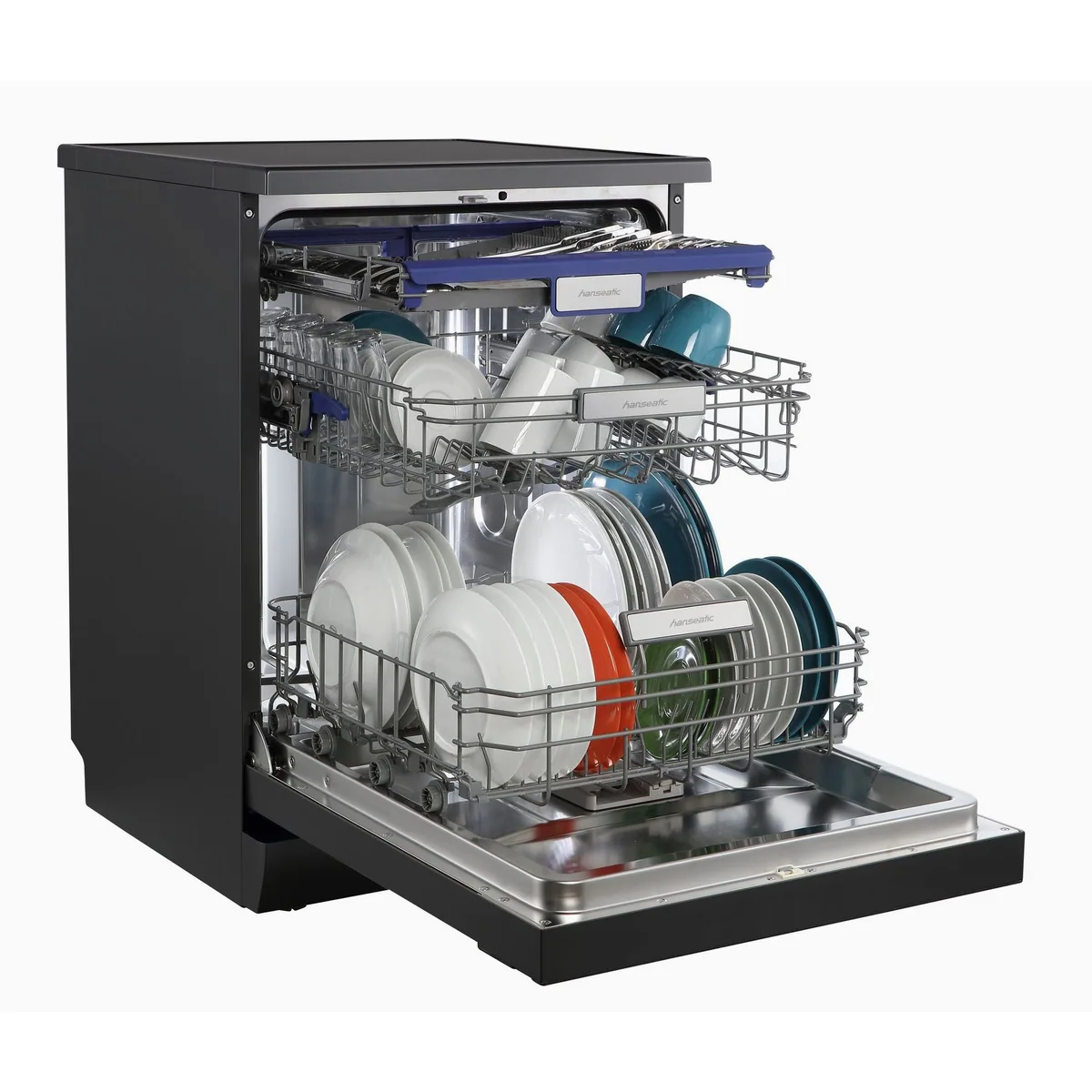 Hanseatic Standgeschirrspüler HF6B14B35E, 14 Maßgedecke, energieeffizient 4