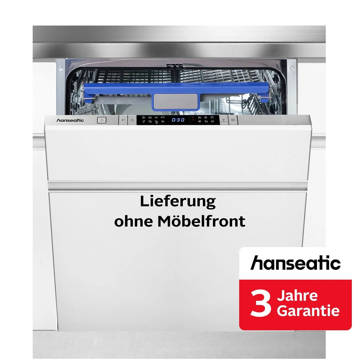 Hanseatic HI6A14B13D Geschirrspüler, 14 Maßgedecke, 3 Jahre Garantie
