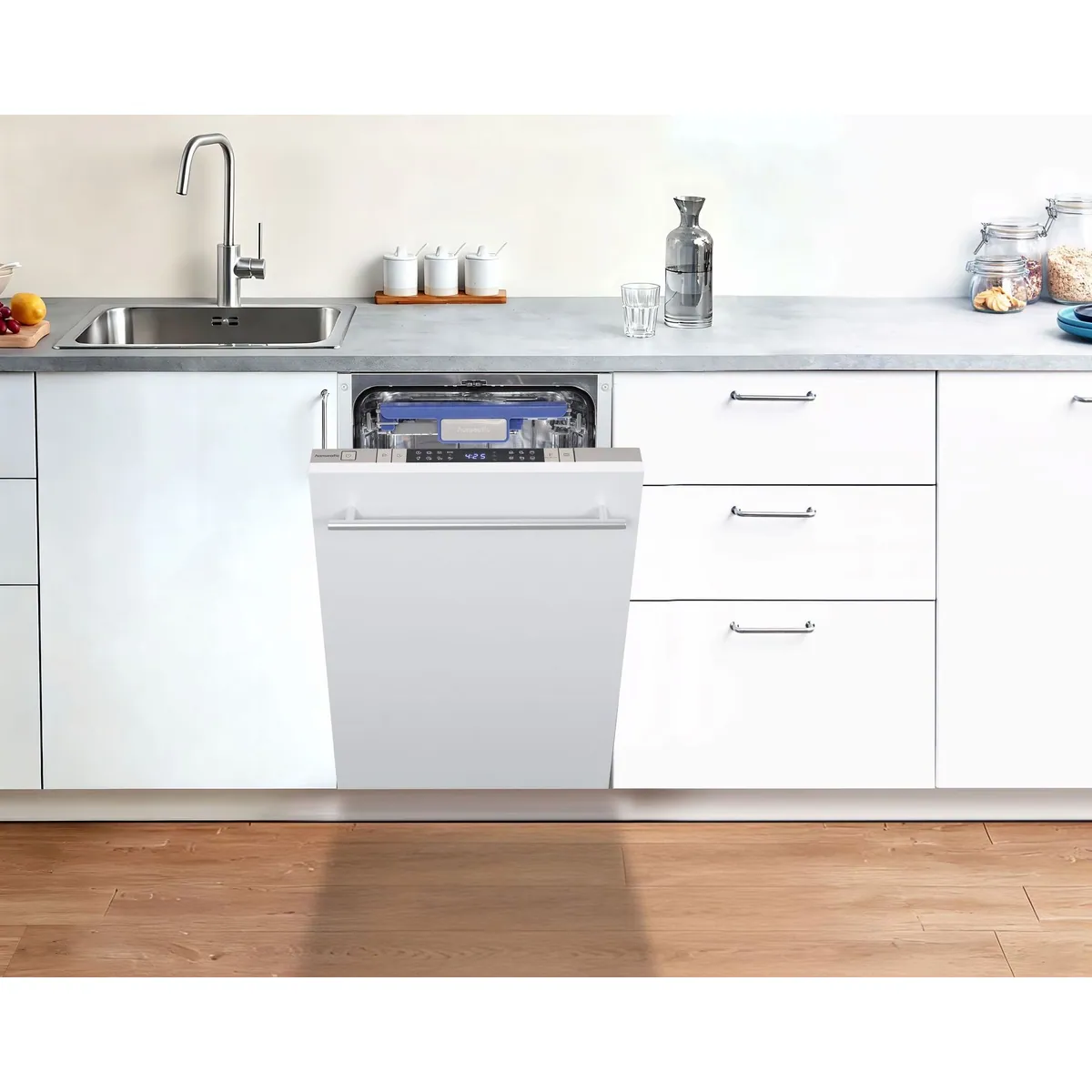 Hanseatic HI4A10S14D Geschirrspüler, 10 Maßgedecke, energieeffizient und leise 2