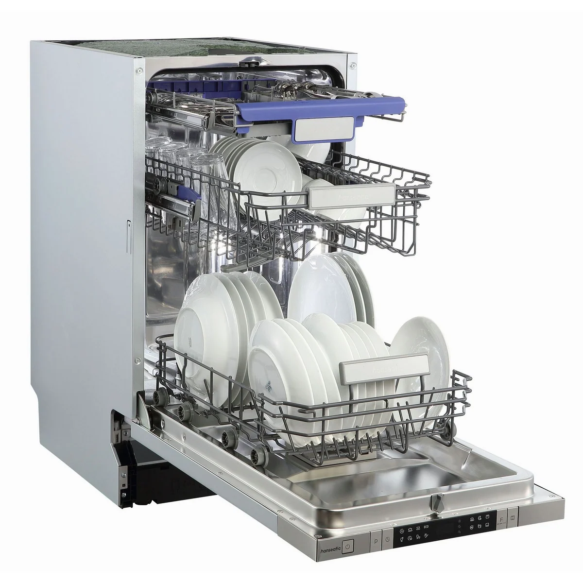 Hanseatic HI4A10S14D Geschirrspüler, 10 Maßgedecke, energieeffizient und leise 4