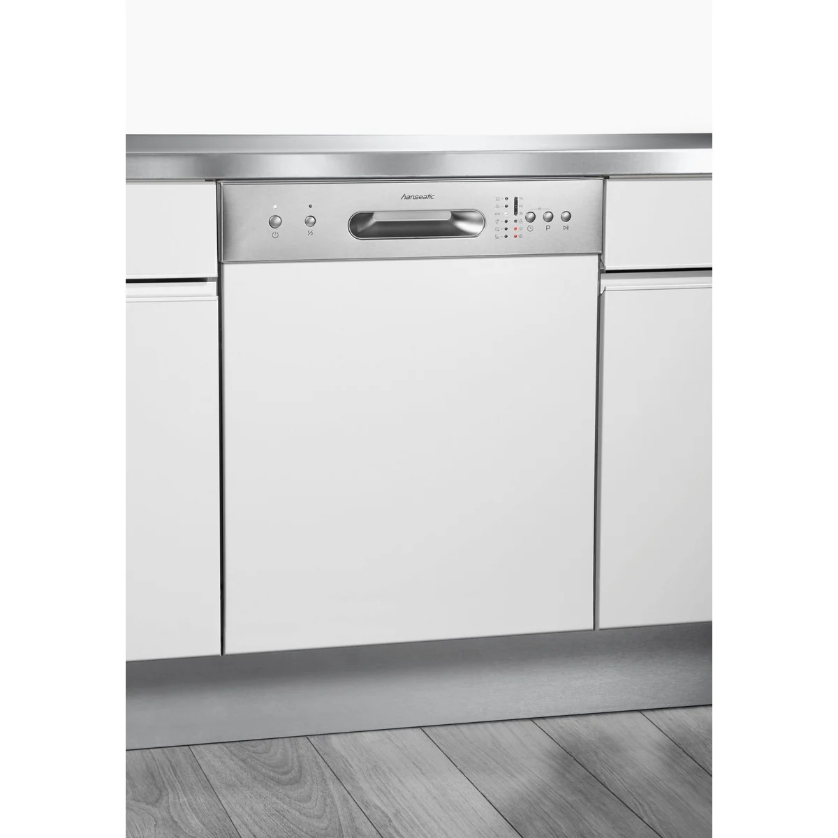Hanseatic HGTI6082E127735BS Geschirrspüler, 12 Maßgedecke, energiesparendes Kurzprogramm 5