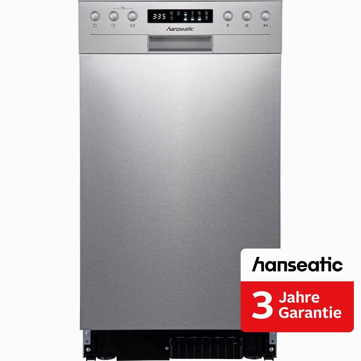Hanseatic HGU4582D97710DI Unterbaugeschirrspüler, 10 Maßgedecke, 3 Jahre Garantie