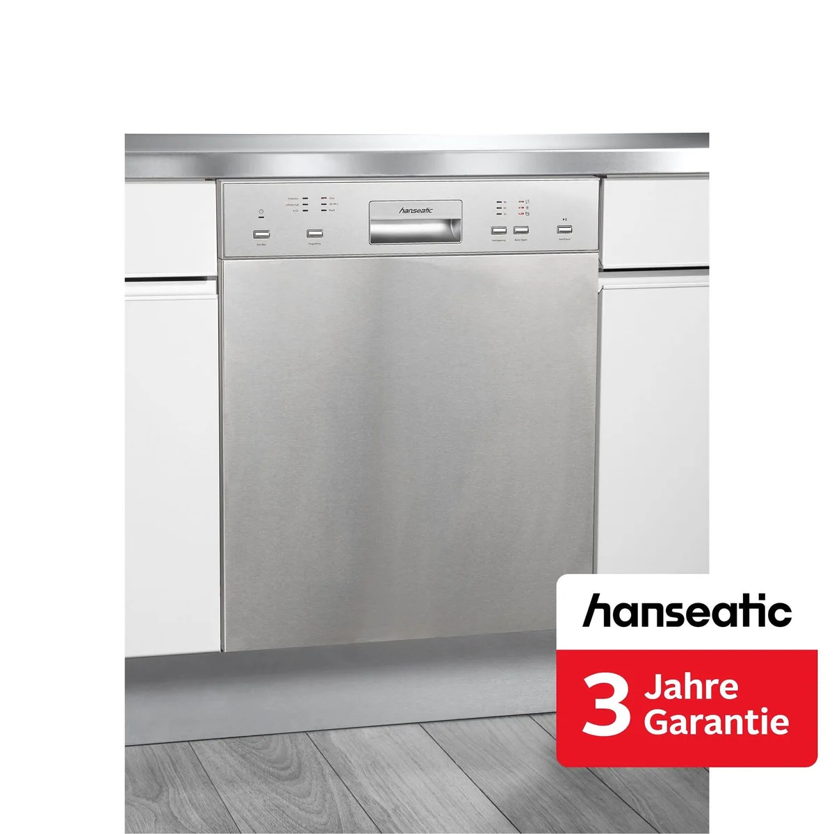 Hanseatic HGU6082D137709HI Unterbaugeschirrspüler, 14 Maßgedecke, 3 Jahre Garantie