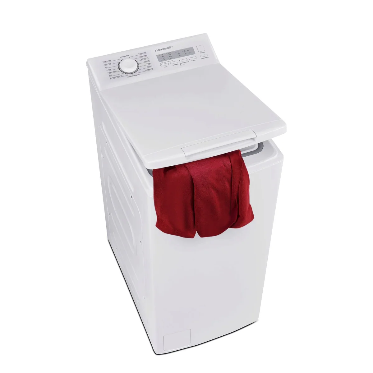Hanseatic HTW610C Toplader, 6 kg Fassungsvermögen, 1000 U/min — energieeffizient und platzsparend 2
