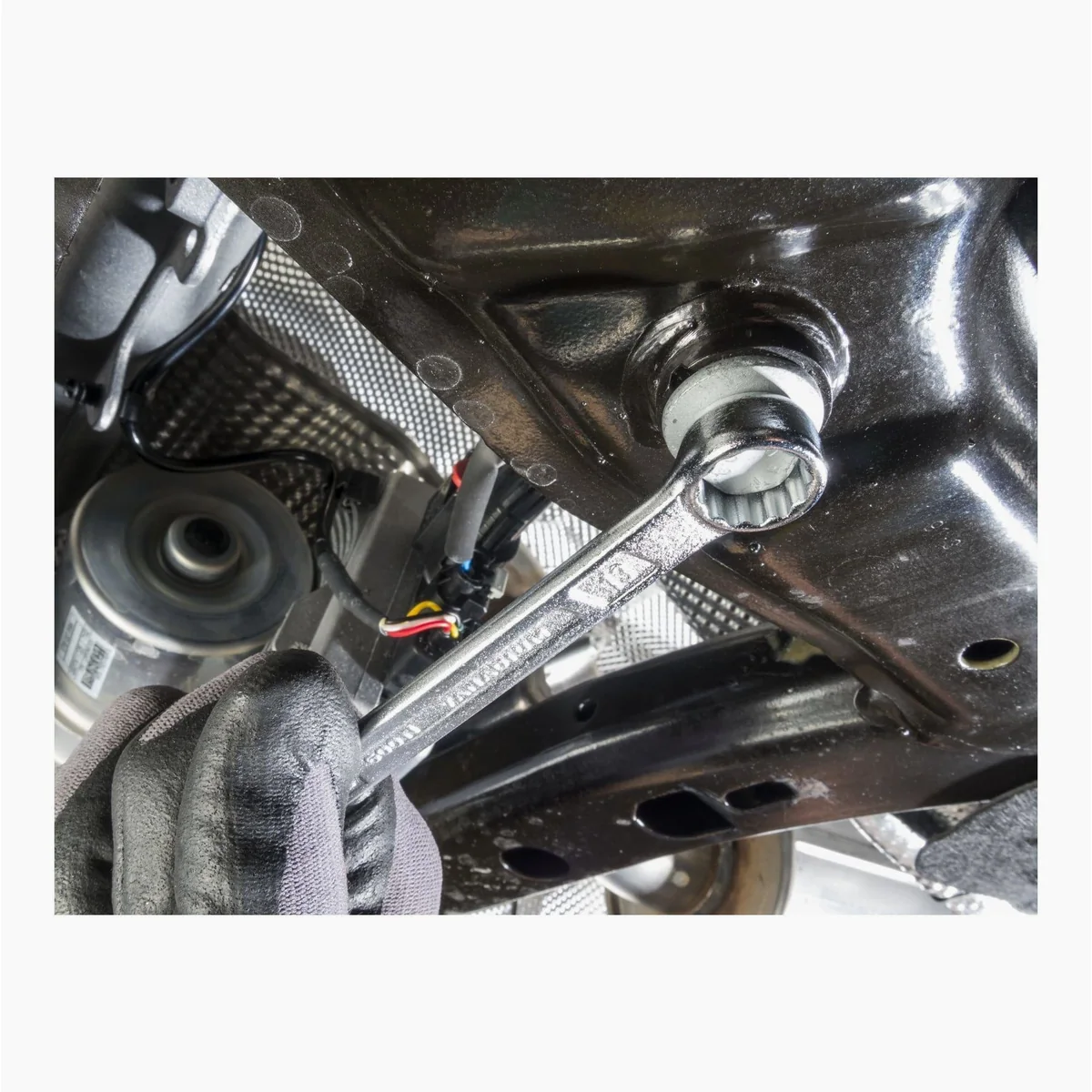HAZET Ring-Maulschlüssel-Satz 600N/17N, verchromt, DIN 3113, Made in Germany 3