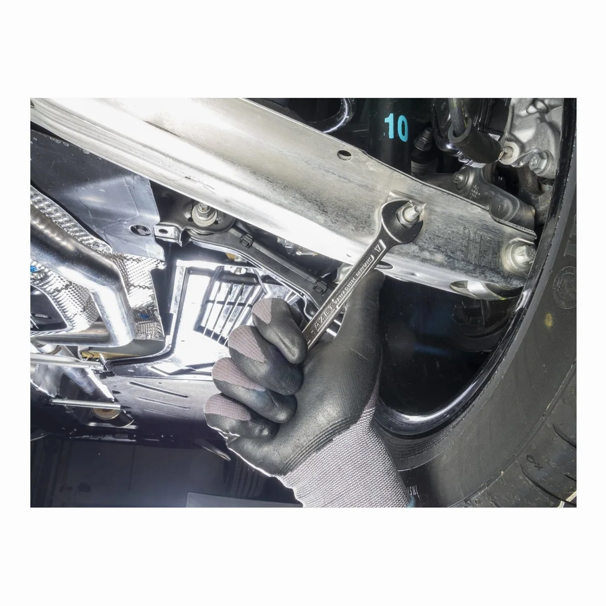 HAZET Ring-Maulschlüssel-Satz 600N/17N, verchromt, DIN 3113, Made in Germany 5
