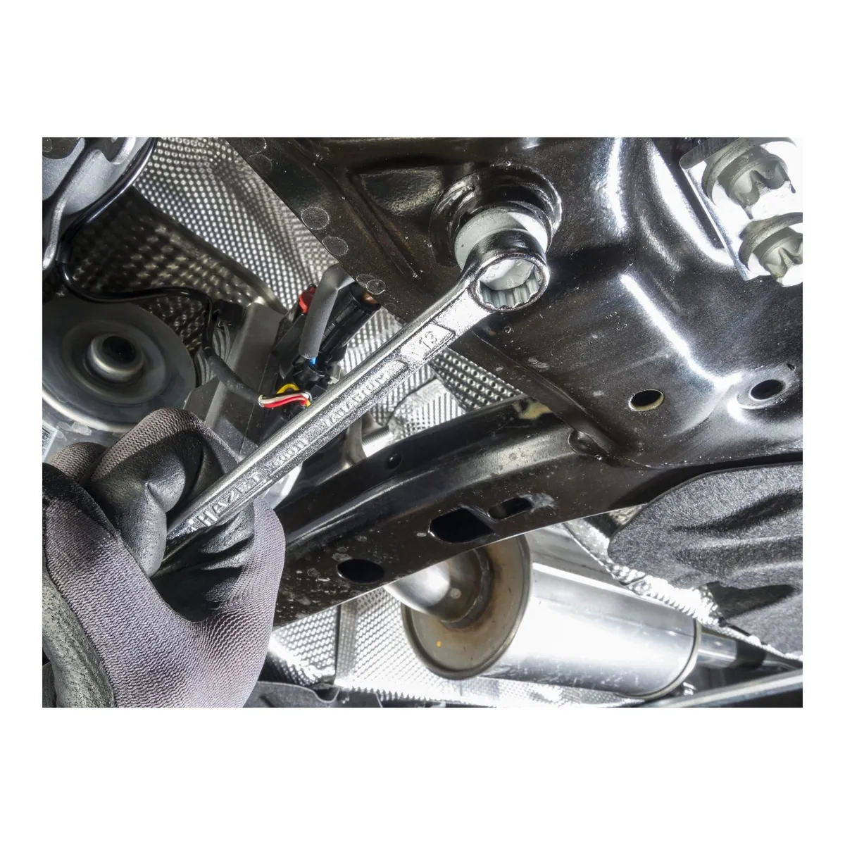 HAZET Ring-Maulschlüssel-Satz 600N/21, verchromt, Außen-Doppel-Sechskant, Made in Germany 2