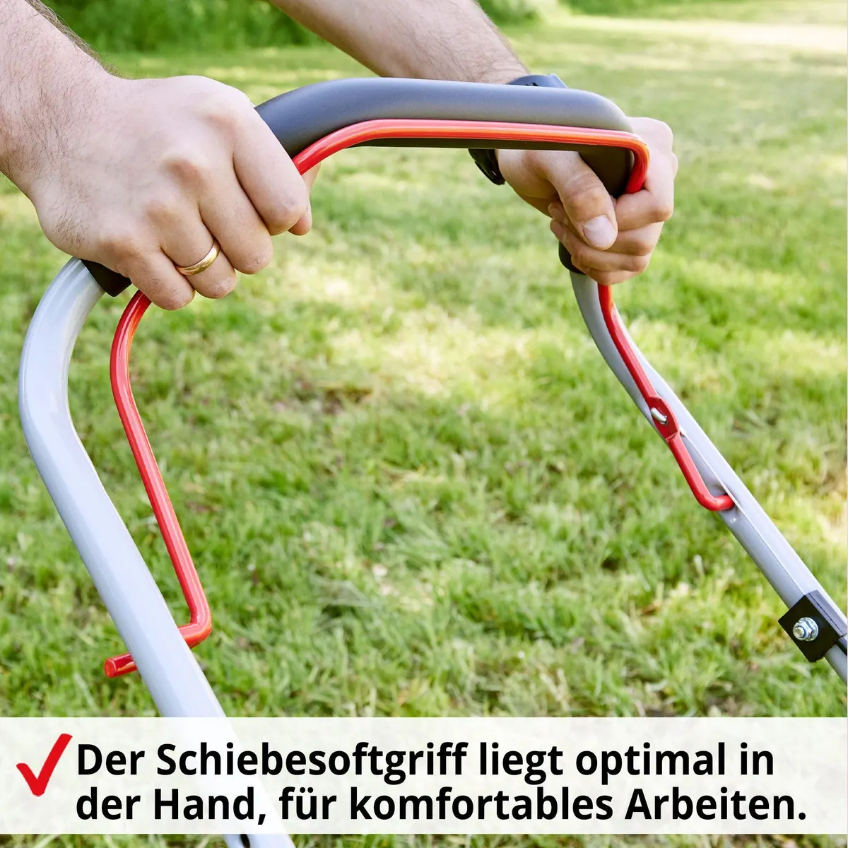 Hecht Benzinrasenmäher 5511, 51 cm Schnittbreite, 4-Takt Motor, robuste Bauweise 3