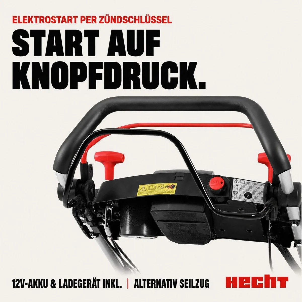 Hecht 5534 SWE Benzin-Rasenmäher, Elektrostart, 4-Gang-Antrieb, 5-in-1 Funktion 4
