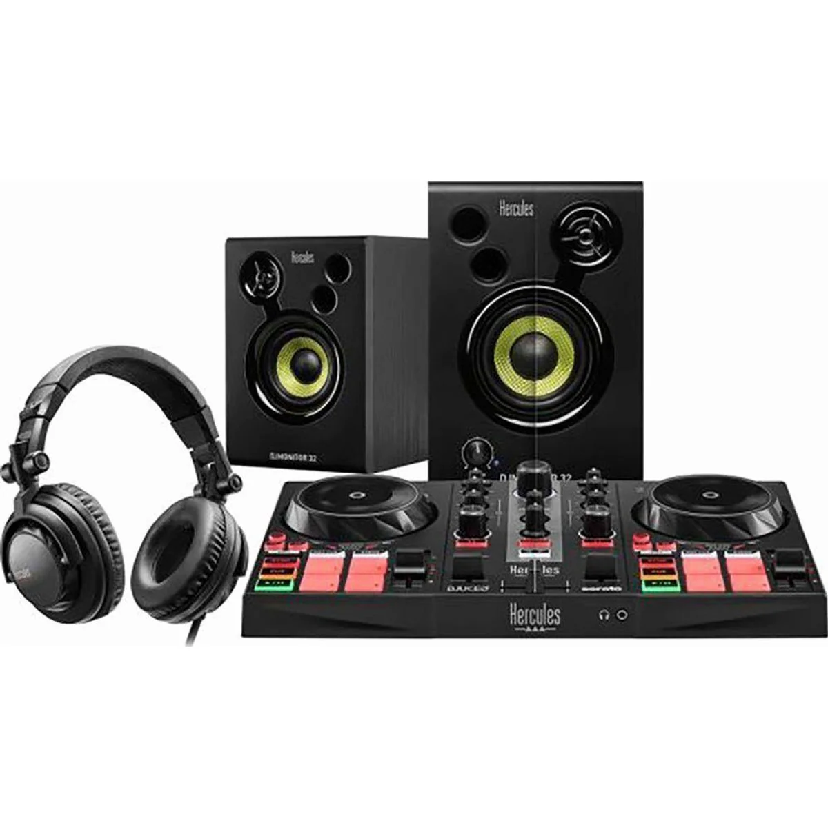 HERCULES DJLearning Kit MK2, umfassendes Einsteiger-Set für DJs