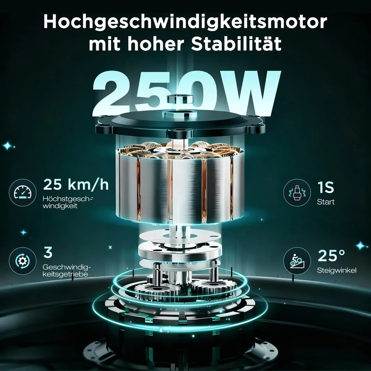 HITWAY E-Bike Faltrad 20" 4,0 Zoll, 48V 18Ah Akku, Shimano 7-Gang Schaltung — Reichweite bis 140 km, Hydraulische Scheibenbremsen 5