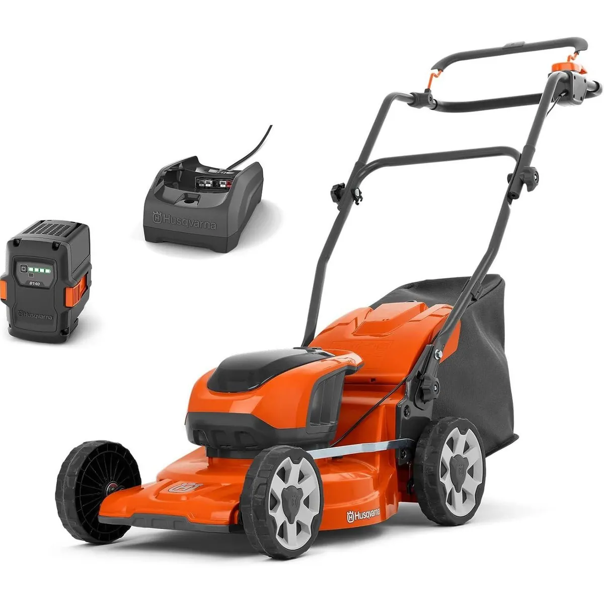 Husqvarna LC 137i Akku-Rasenmäher, 37 cm Schnittbreite, leicht und kompakt — ideal für kleine Gärten bis 300 m²