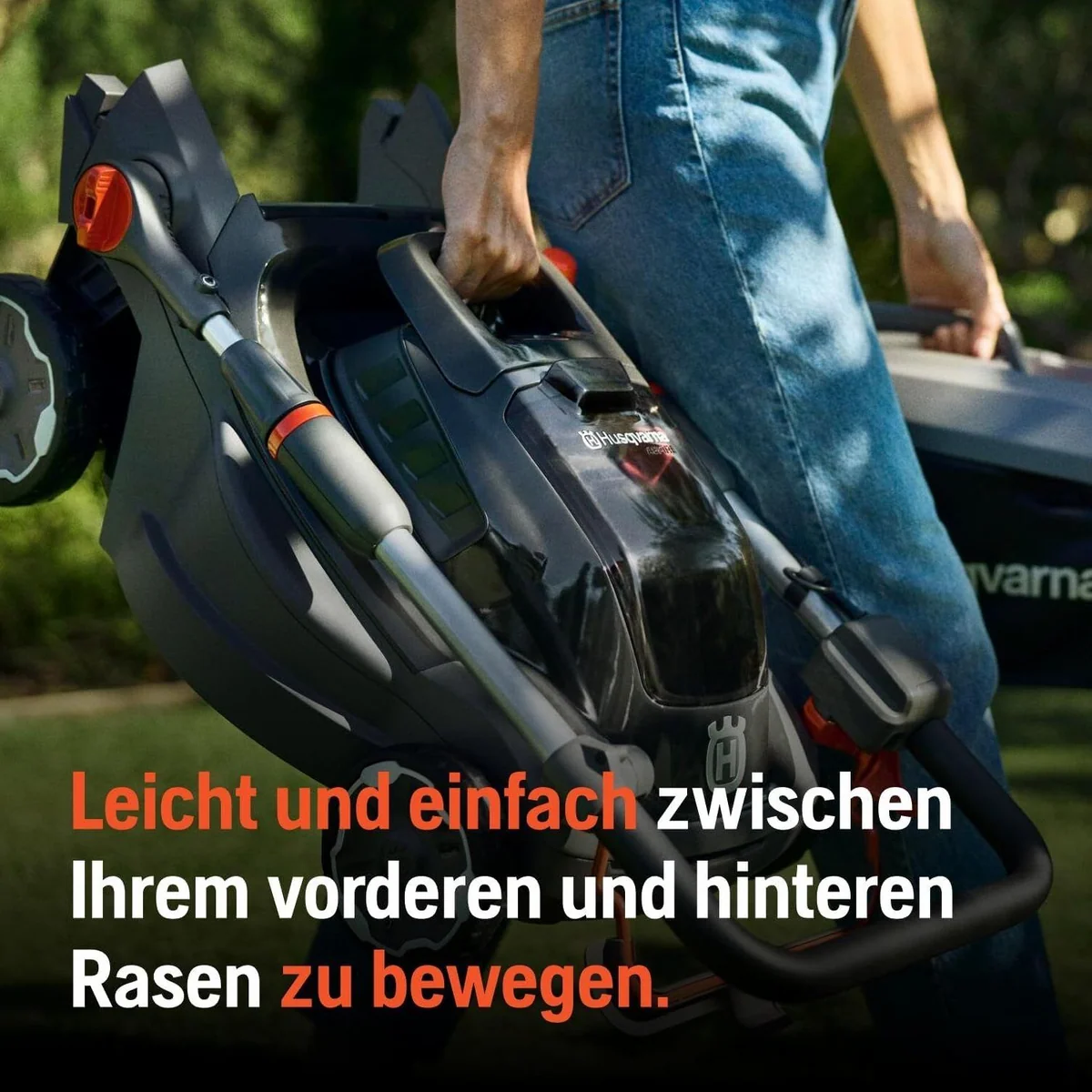 Husqvarna Aspire LC34-P4A Akkurasenmäher, kompakt und leicht, 34 cm Schnittbreite 4