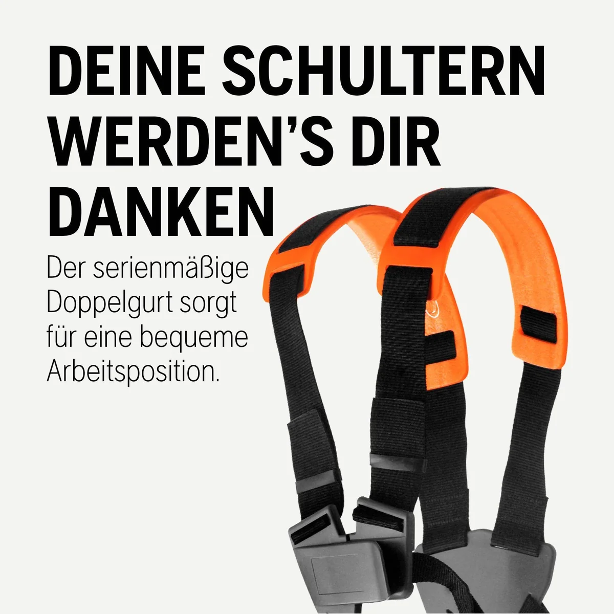 Husqvarna 122R Benzin-Motorsense, 2-Takt Freischneider, 43 cm Schnittbreite 3