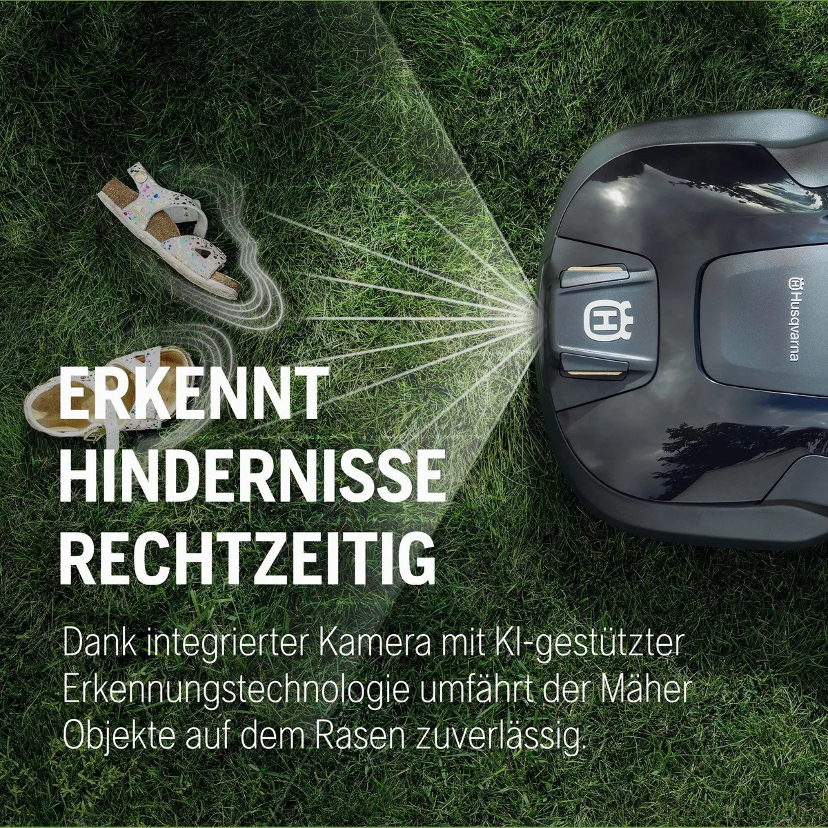 Husqvarna Automower Aspire R6V, kabellos, GPS-Navigation, AI Vision — ideal für 600 m² Rasenfläche 2