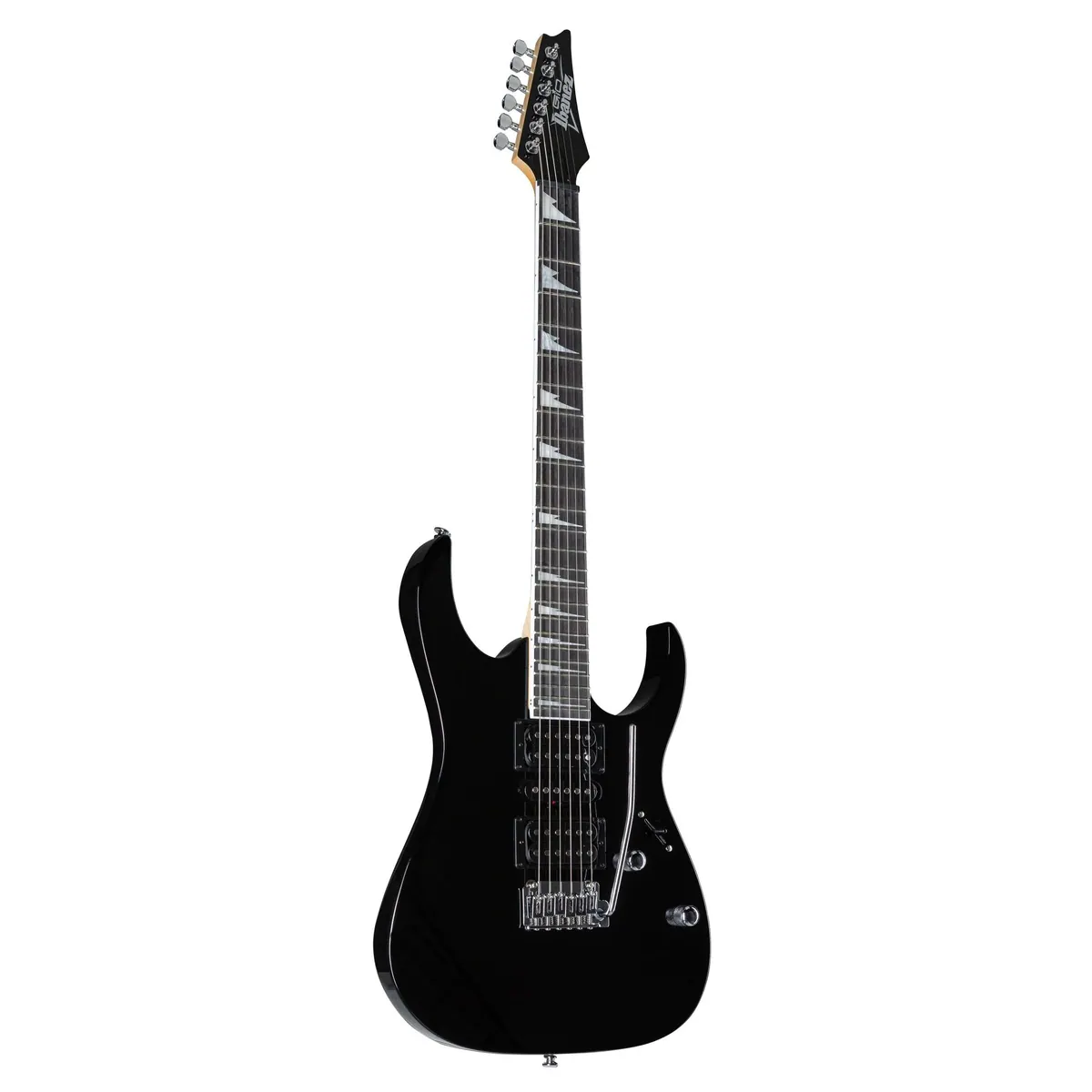 Ibanez GRG170DX-BKN E-Gitarre, HSH Tonabnehmer, 24 Bünde — Komplettset mit Verstärker 2