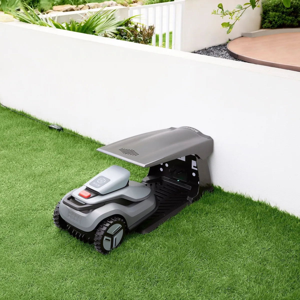 interpick Terramow V1000 Mähroboter, kabellose Rasenpflege, KI-gesteuerte Erkennung — bis 1200 m² 2