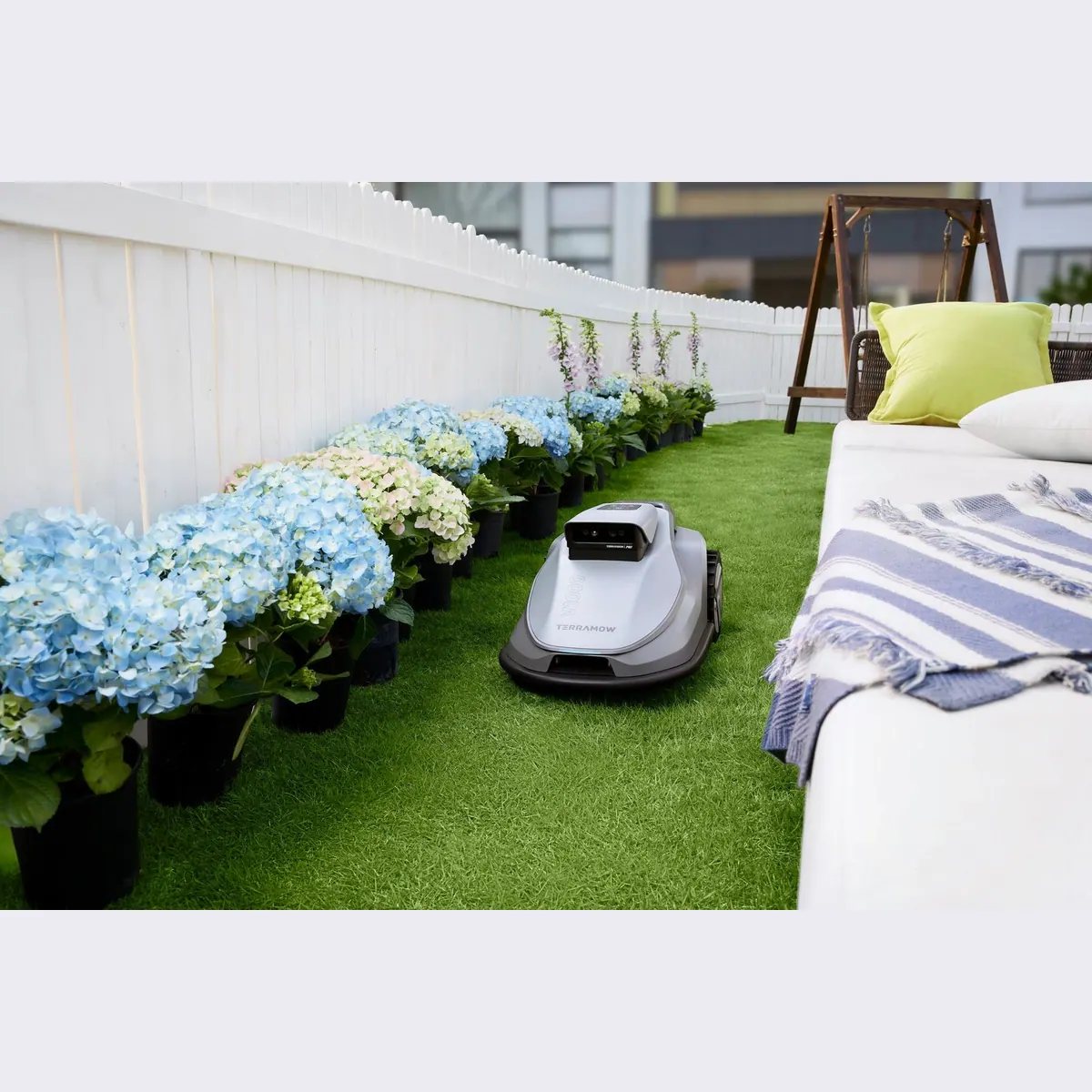 interpick Terramow V1000 Mähroboter, kabellose Rasenpflege, KI-gesteuerte Erkennung — bis 1200 m² 5