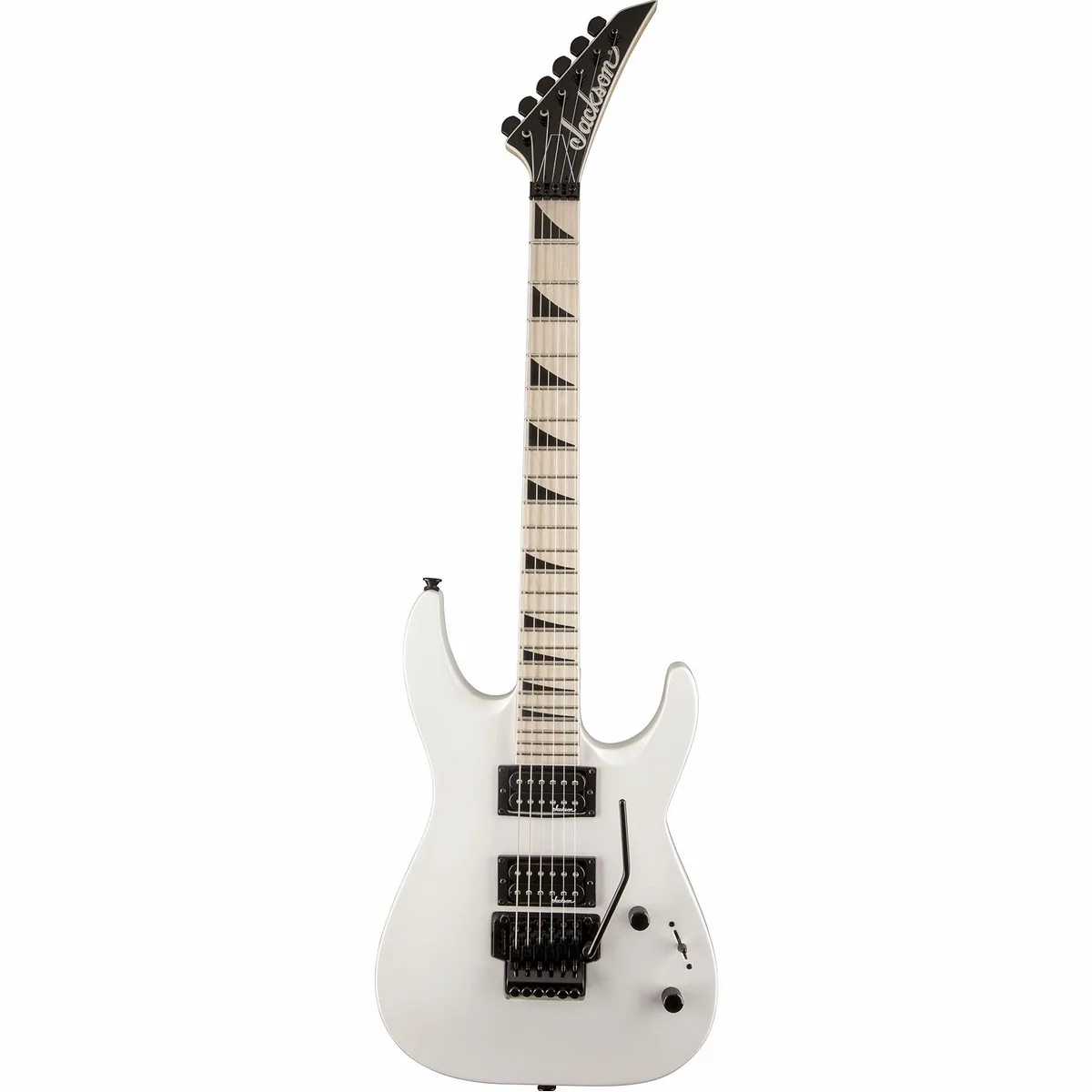 Jackson JS32 Dinky DKAM Snow White, Linde-Korpus, Floyd Rose Tremolo 3