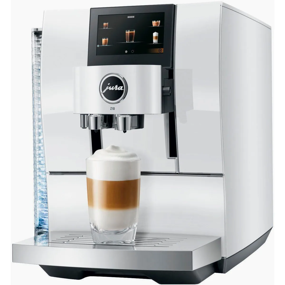 JURA Z10 Diamond White Kaffeevollautomat, 51 Spezialitäten, Cold Brew & Touch-Funktion 2