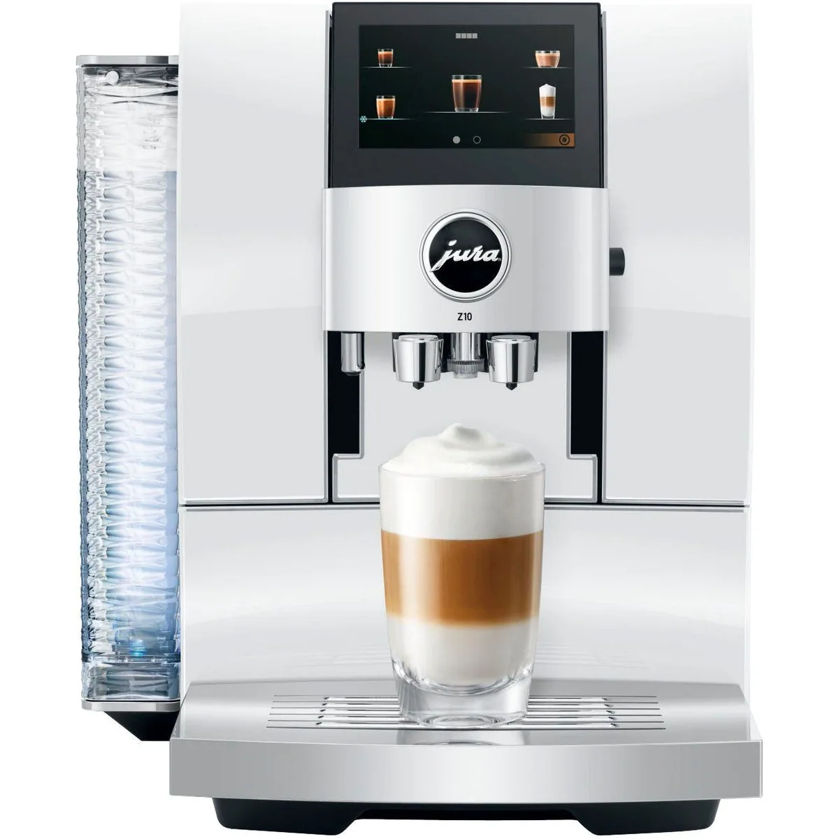 JURA Z10 Diamond White Kaffeevollautomat, 51 Spezialitäten, Cold Brew & Touch-Funktion 3
