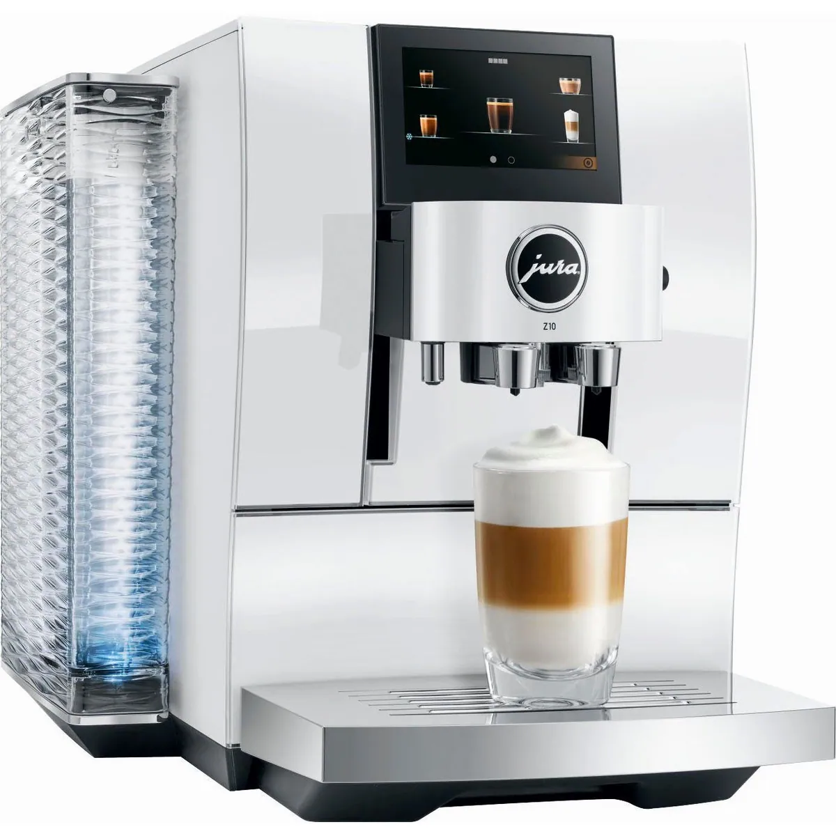 JURA Z10 Diamond White Kaffeevollautomat, 51 Spezialitäten, Cold Brew & Touch-Funktion 4