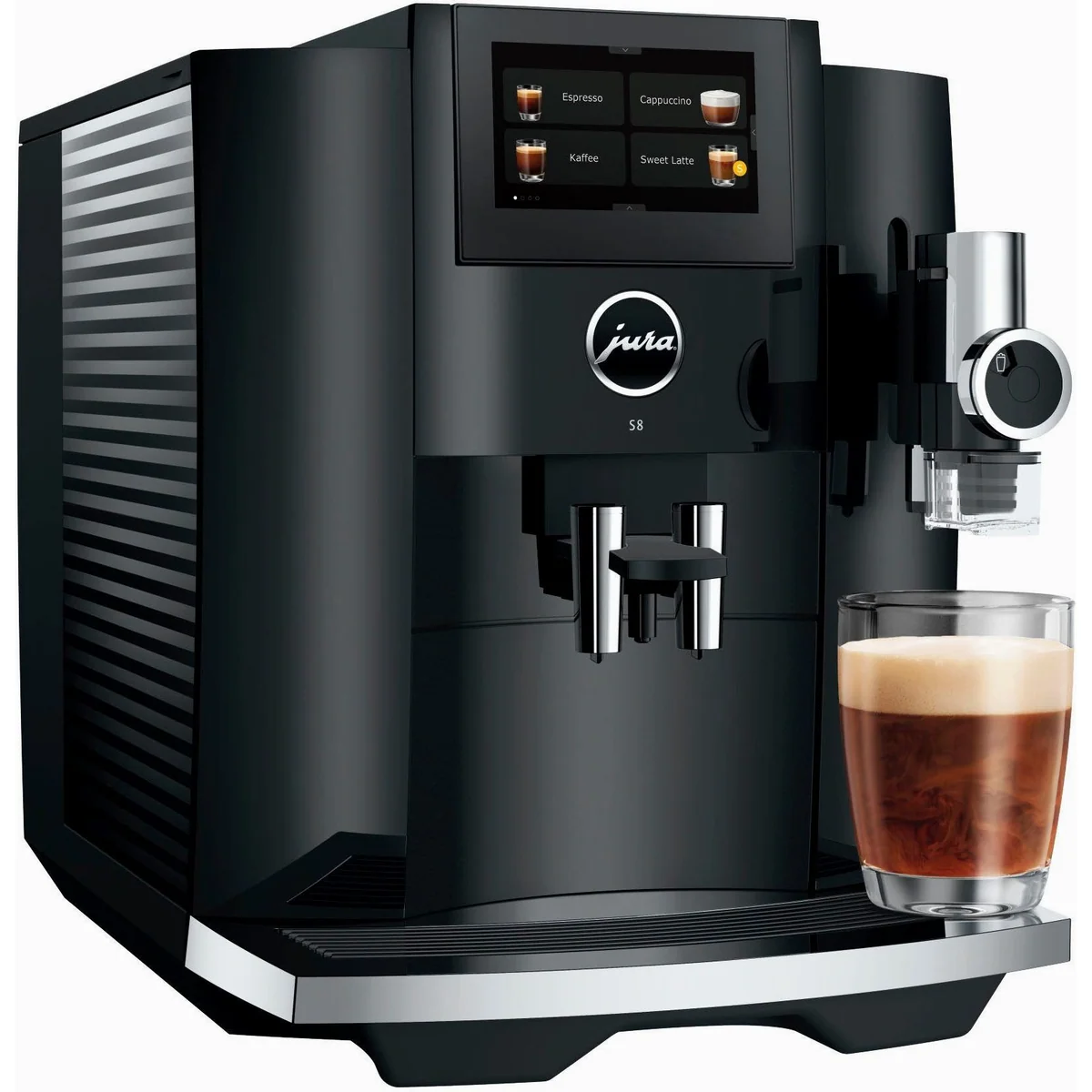 JURA S8 Kaffeevollautomat, 27 Kaffeespezialitäten, Touchscreen, edles Design 2