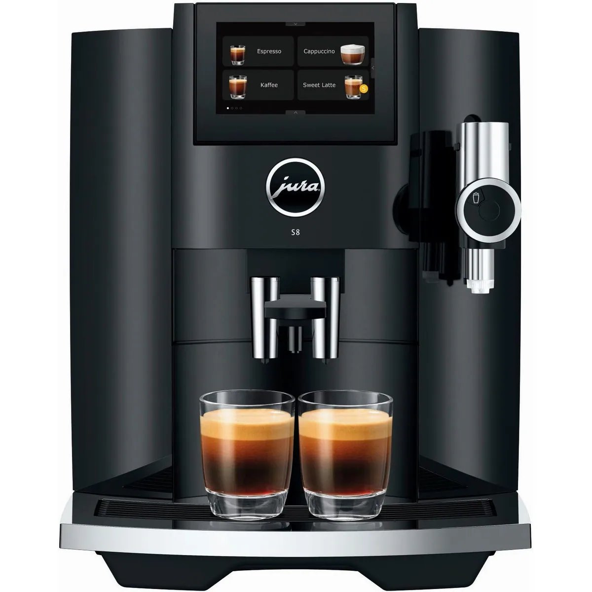 JURA S8 Kaffeevollautomat, 27 Kaffeespezialitäten, Touchscreen, edles Design 3