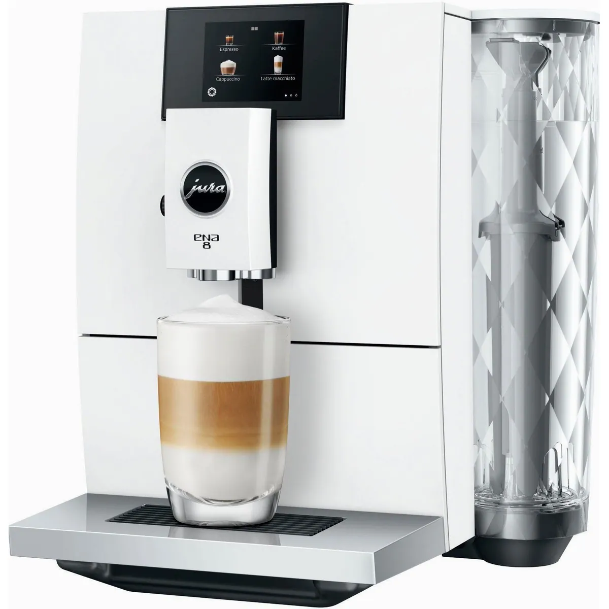 JURA ENA 8 Kaffeevollautomat, Professional Aroma Grinder, Feinschaum Technologie