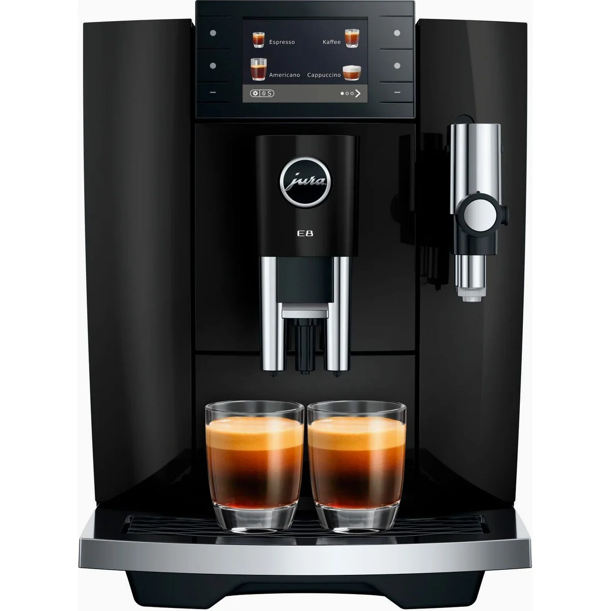 JURA E8 Kaffeevollautomat, 27 Spezialitäten, WiFi, Hot & Light Brew 3