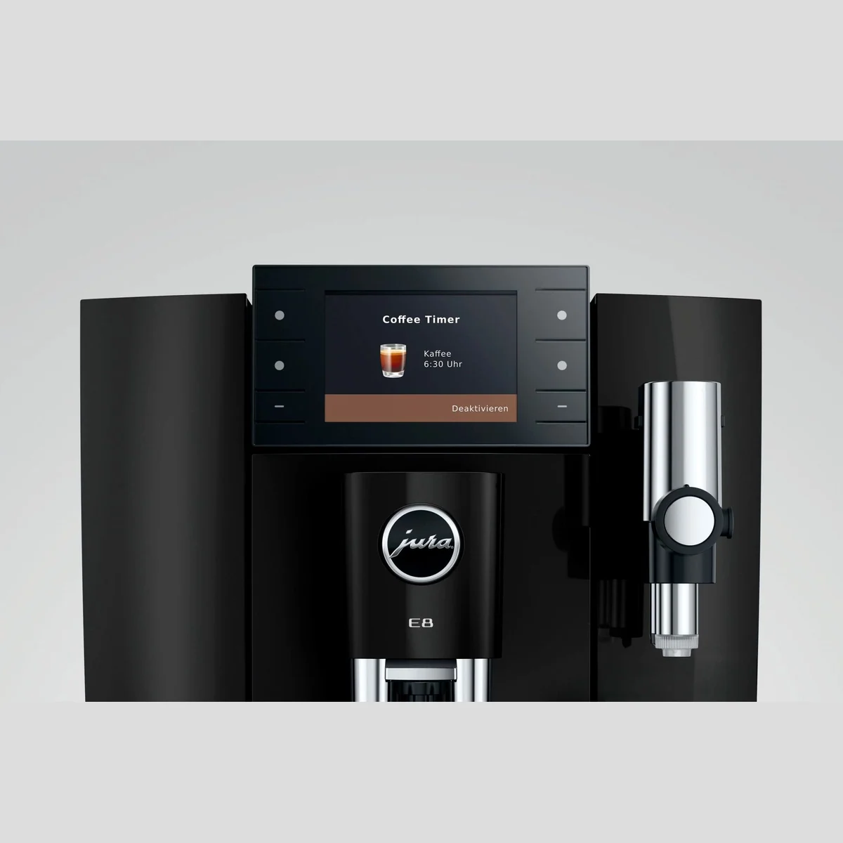JURA E8 Kaffeevollautomat, 27 Spezialitäten, WiFi, Hot & Light Brew 5