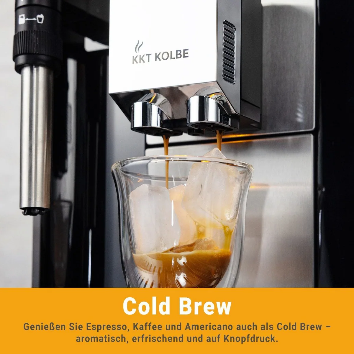 KKT KOLBE Kaffeevollautomat Pure, 4 Kaffeespezialitäten, automatische Reinigung 3