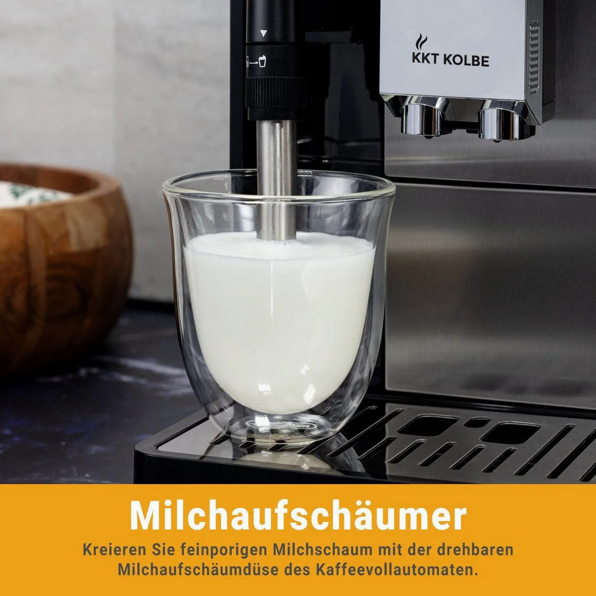 KKT KOLBE Kaffeevollautomat Pure, 4 Kaffeespezialitäten, automatische Reinigung 4