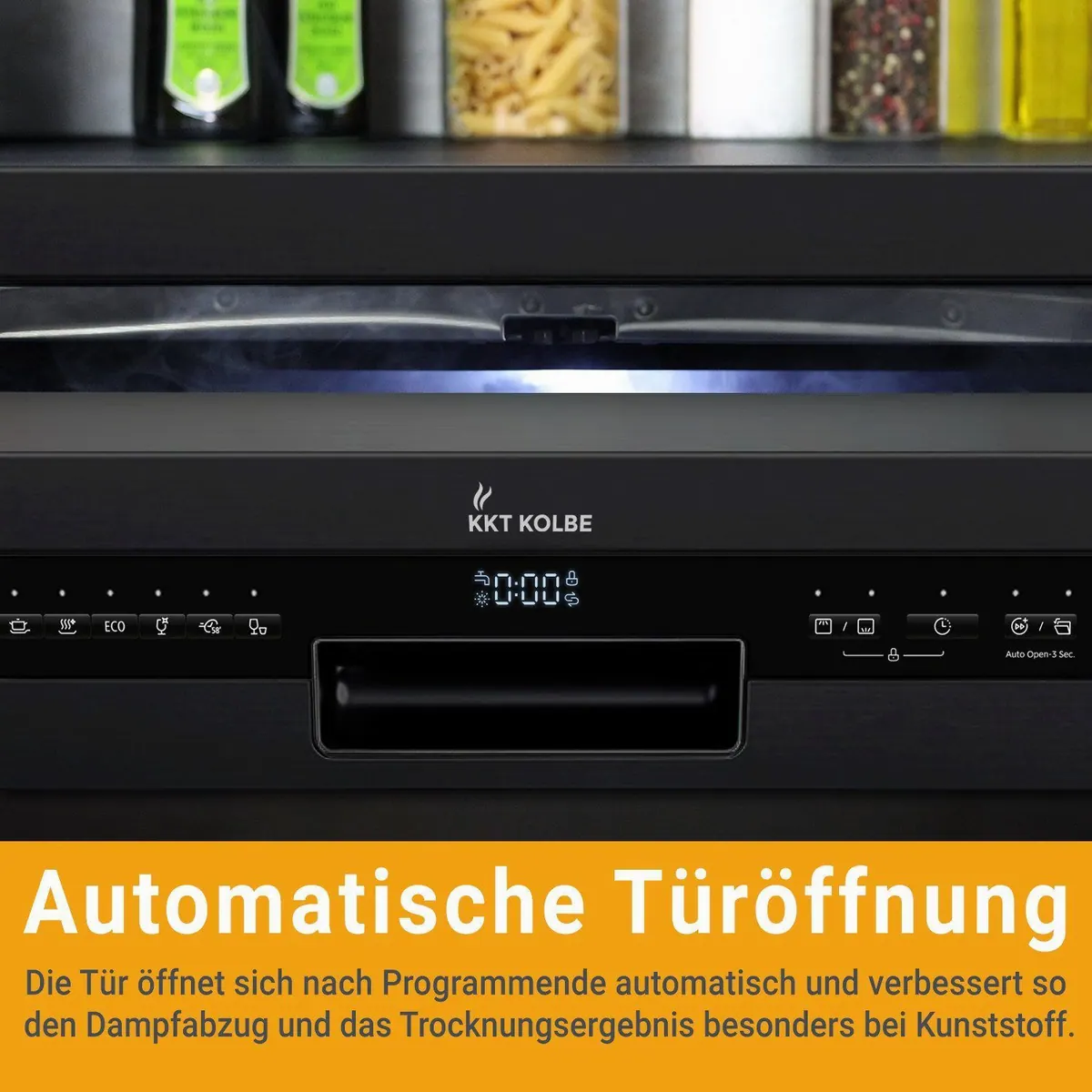 KKT KOLBE DW60FSS Standgeschirrspüler, 14 Maßgedecke, 7 Programme, Energieeffizienzklasse A 4