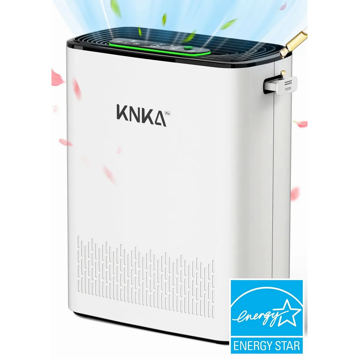 KNKA PRO Luftreiniger AP3000, 99,97 % Filterung, PM2.5-Sensor, leise unter 20 dB