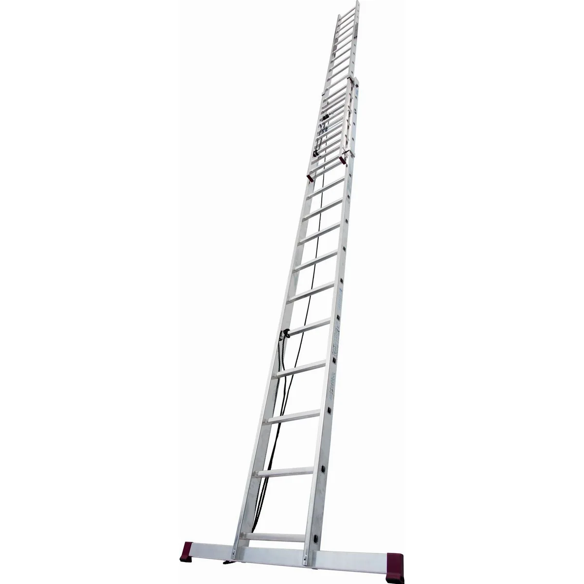 KRAUSE Corda Seilzugleiter, 2x16 Sprossen, hohe Stabilität und Flexibilität 2