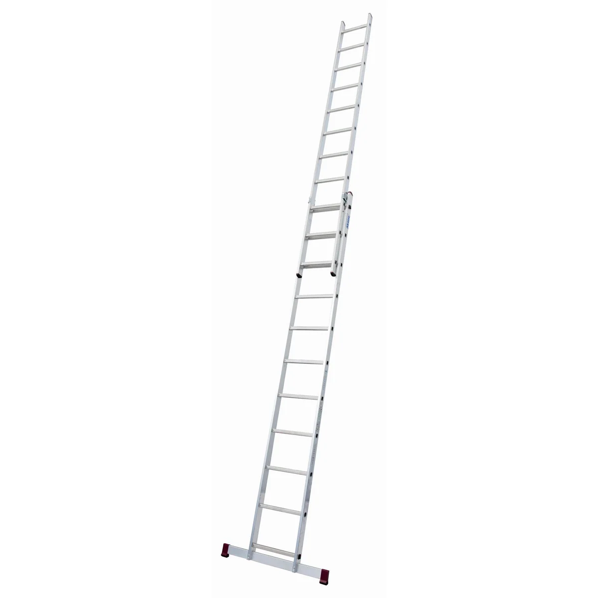 KRAUSE Corda Schiebeleiter, 2x11 Sprossen, stabil und vielseitig