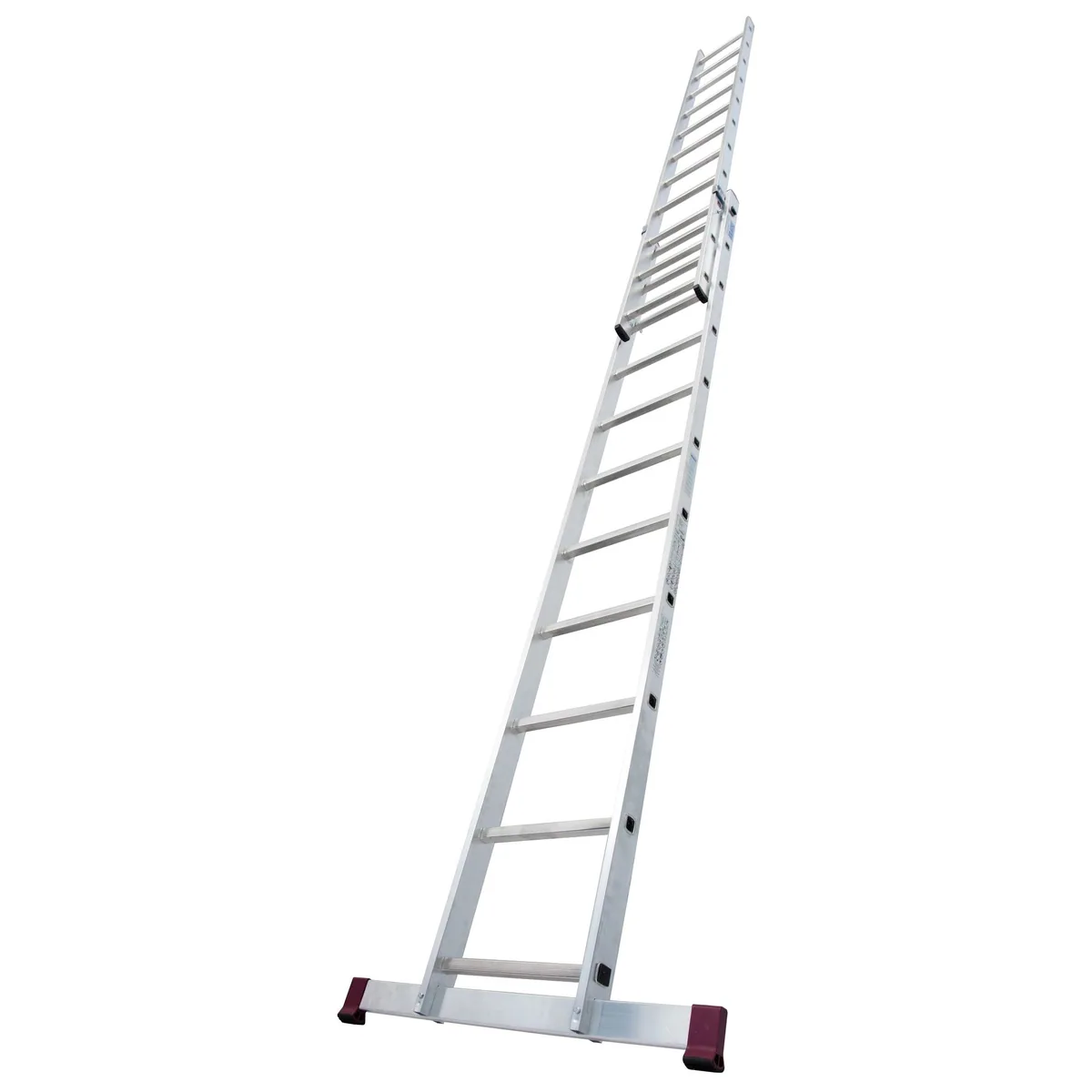 KRAUSE Corda Schiebeleiter, 2x11 Sprossen, stabil und vielseitig 2