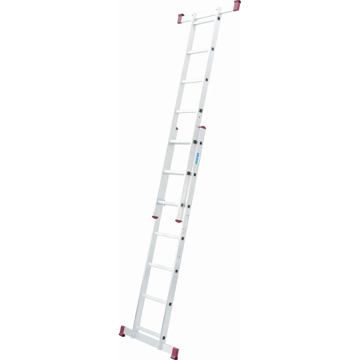 KRAUSE Corda Schiebeleiter, 2x7 Sprossen, robust und vielseitig 3