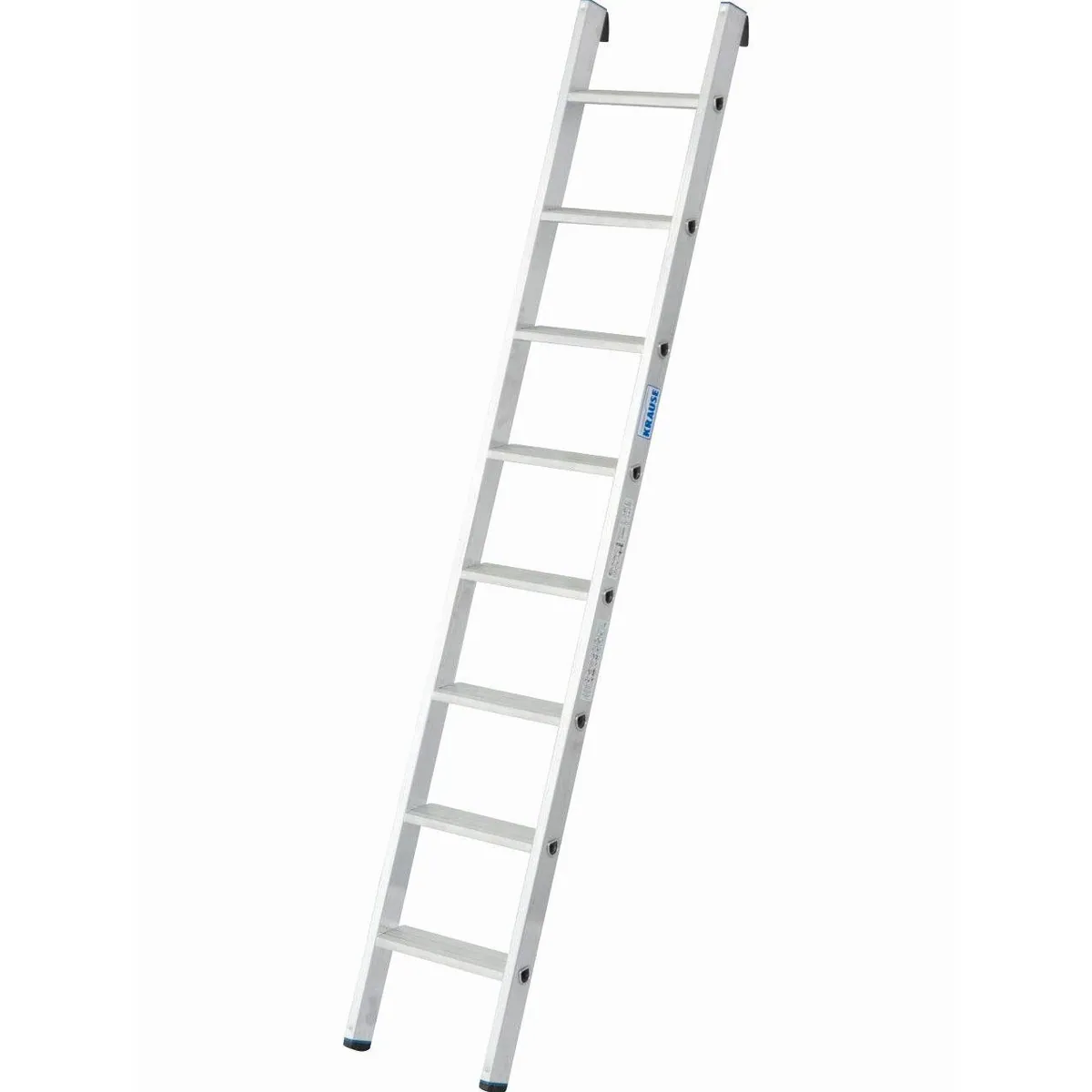 KRAUSE Aluminium Anlegeleiter STABILO +S, 3,15 m Höhe, stabil und leicht