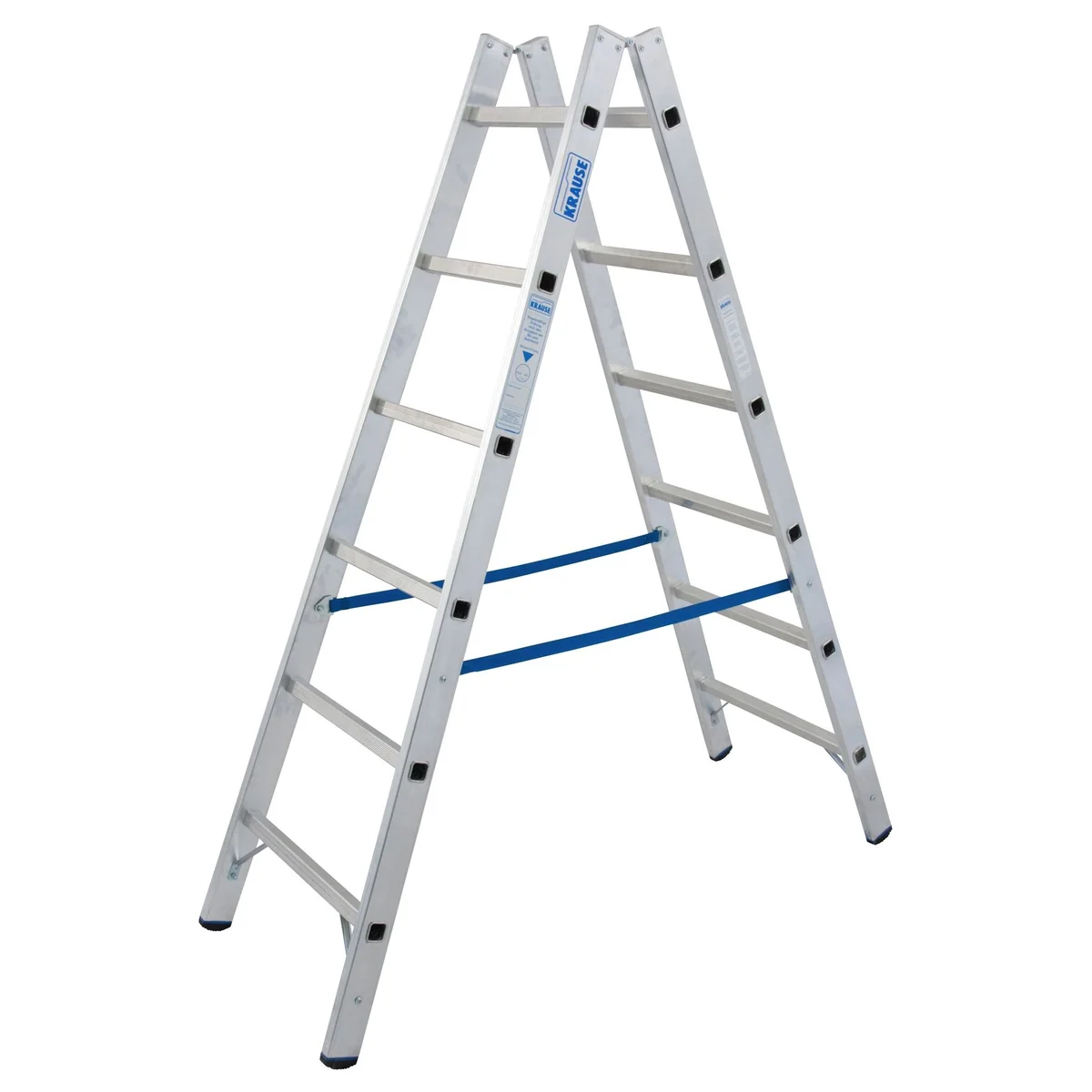 KRAUSE Stehleiter STABILO, hohe Stabilität, rutschfeste Stufen, belastbar bis 150 kg 2