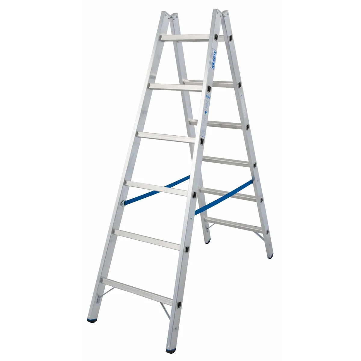 KRAUSE Stehleiter STABILO, hohe Stabilität, rutschfeste Stufen, belastbar bis 150 kg 3